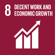 Icon SDG 8: Decent Work and Economic Growth