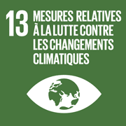 Icône - Objectif de développement durable 13 - Mesures relatives à la lutte contre les changements climatiques