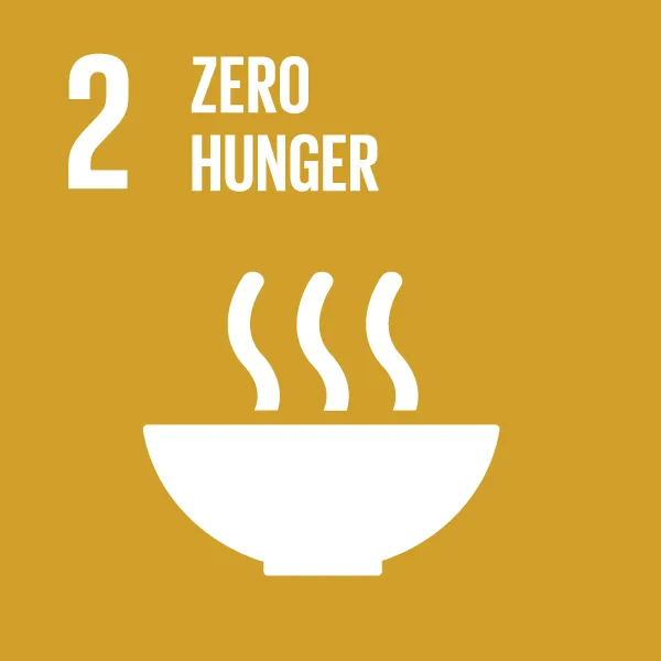 Icon Sustainable Development Goal 2: Zero hunger