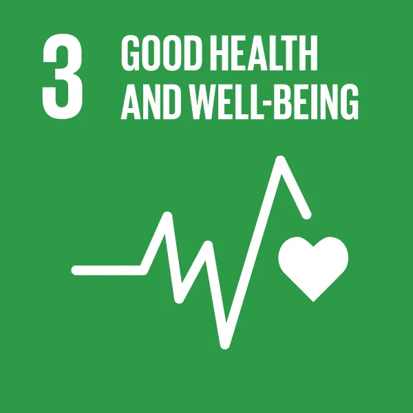 Icon Sustainable Development Goal 3: Good health and well-being