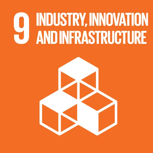 Icon Sustainable Development Goal 9: Industry, innovation and infrastructure