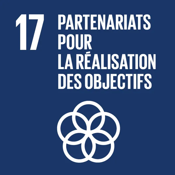 Icône - Objectif de développement durable 17 - Partenariats pour la réalisation des objectifs